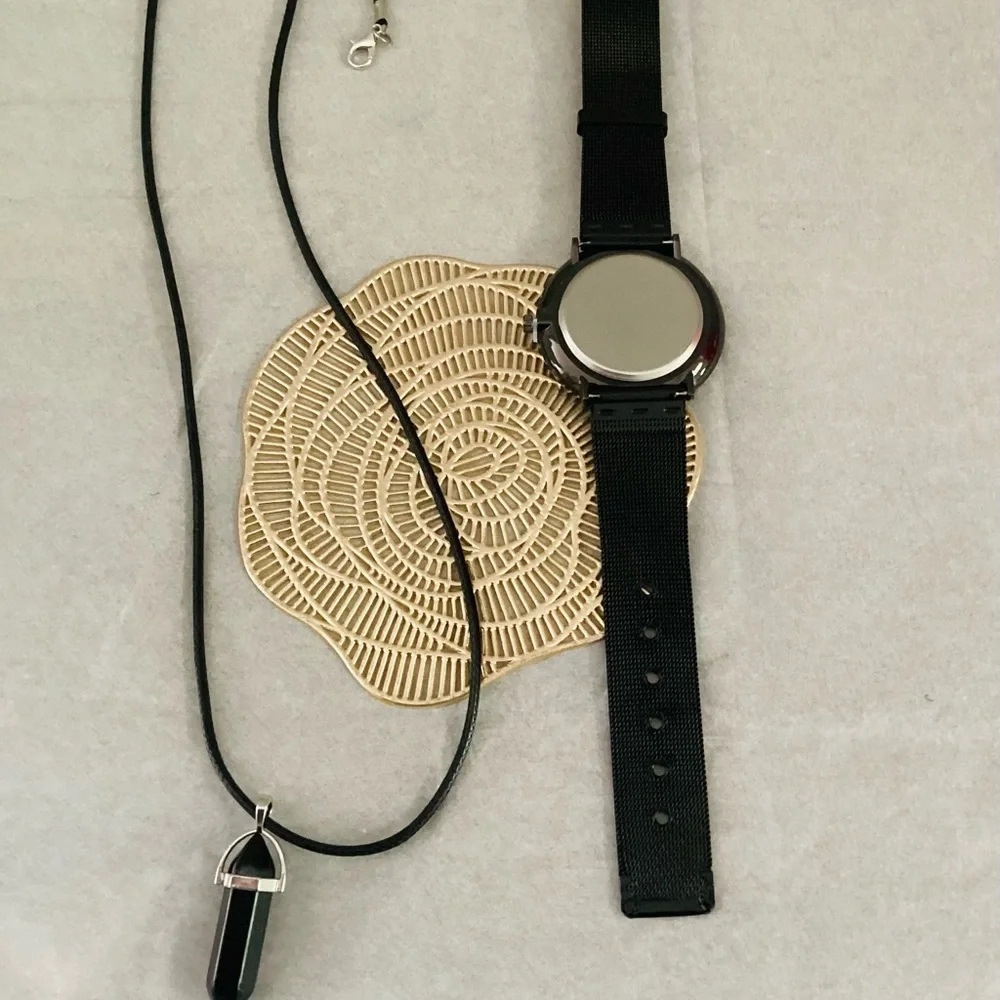 2pcs watch, set for men necklace included gift for anniversary and more - Picture 9 of 9